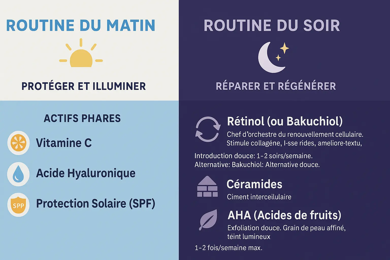 Routine soin du soir après 40 ans