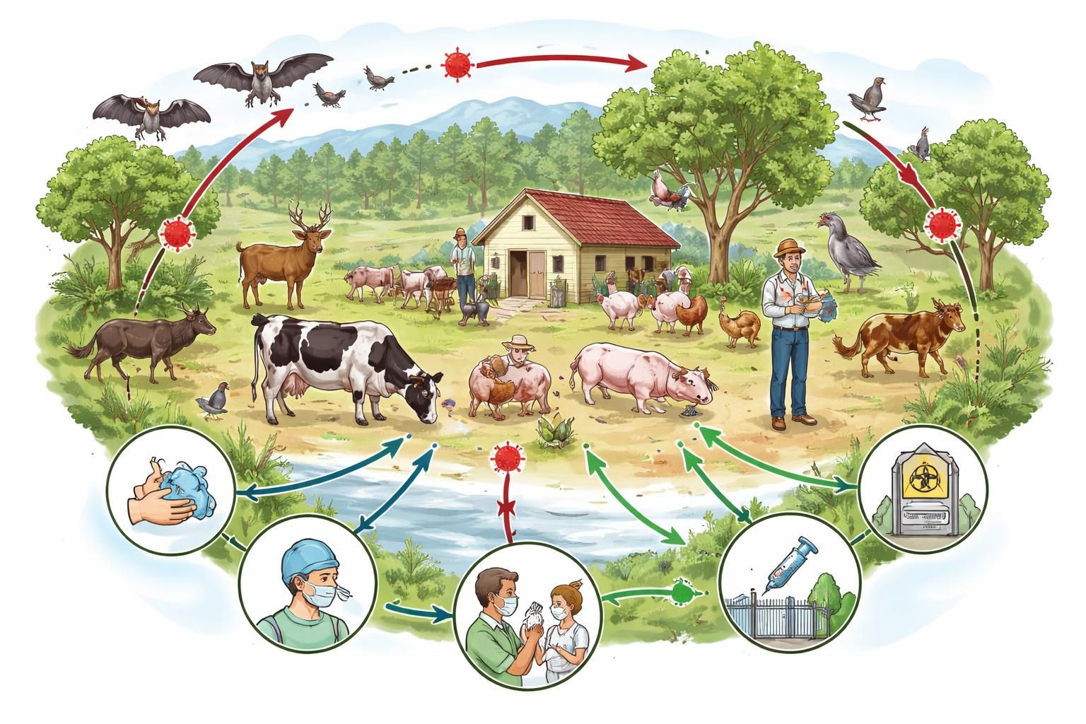 découvrez comment l'approche one health permet de mieux maîtriser les maladies animales en intégrant santé humaine, animale et environnementale, illustrée par l'exemple de l'iahp.