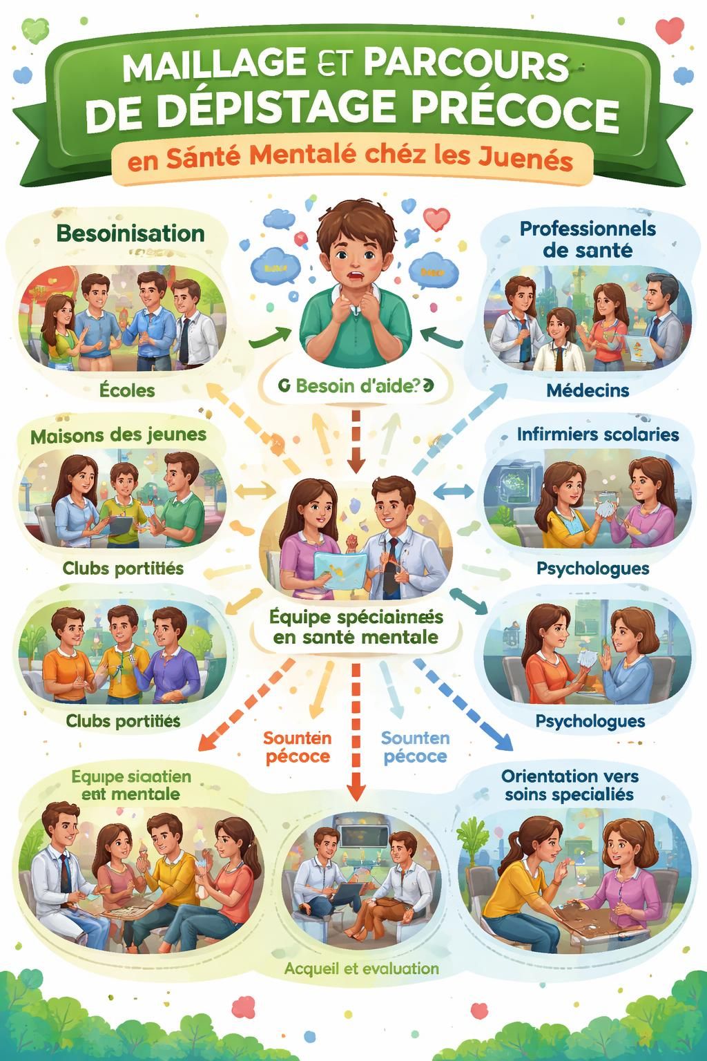 découvrez dix actions prioritaires recommandées pour améliorer la détection précoce des troubles de santé mentale chez les jeunes, favorisant un accompagnement adapté et rapide.