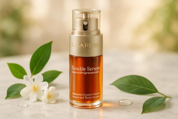 Découvrez Clarins Double Serum, un sérum raffermissant qui sublime l'éclat de votre peau grâce à sa texture légère et innovante pour un teint visiblement plus jeune et lumineux.
