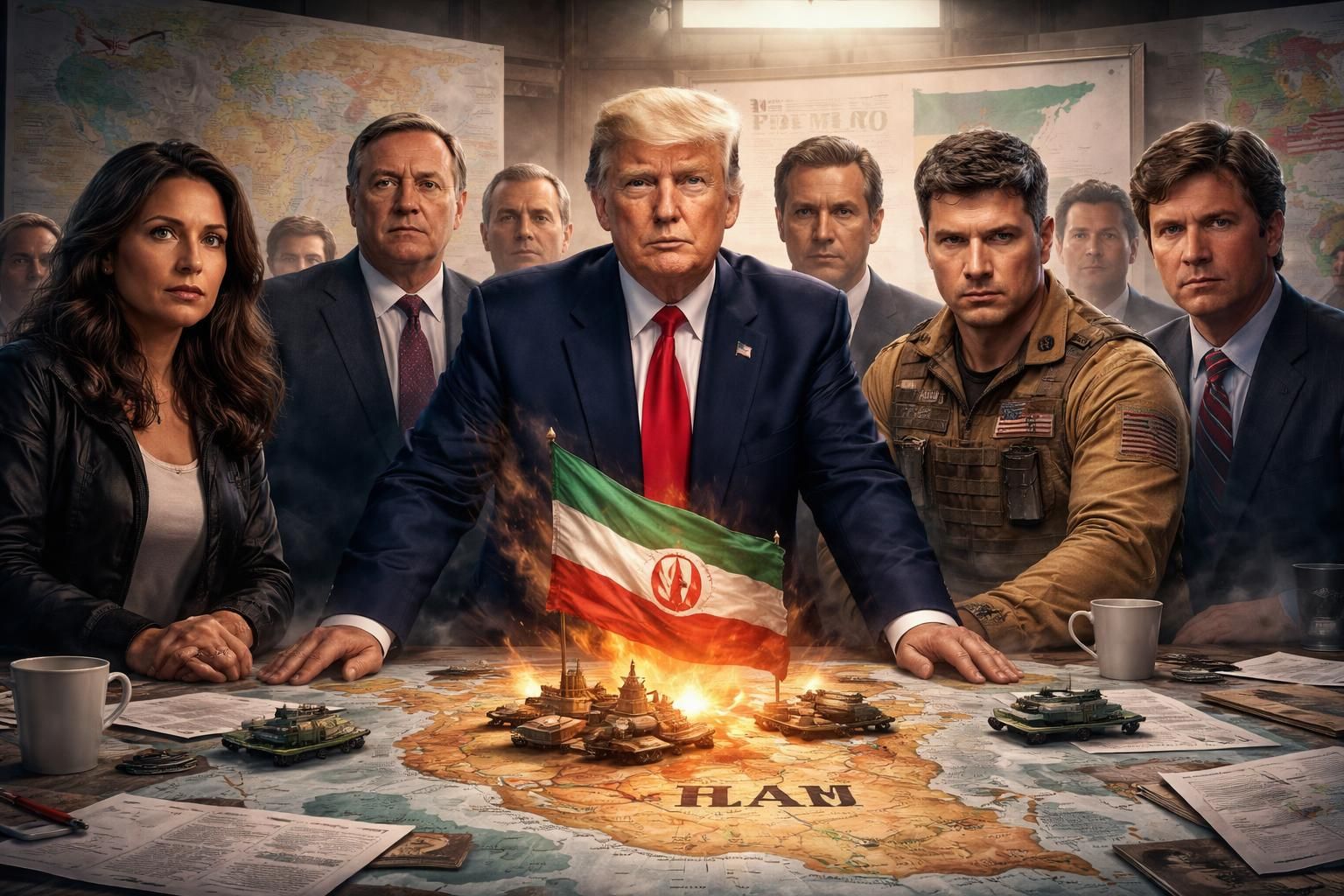 analyse des tensions internes, des démissions et des silences au sein du camp trump face à la guerre en iran, révélant une division profonde et ses implications politiques.