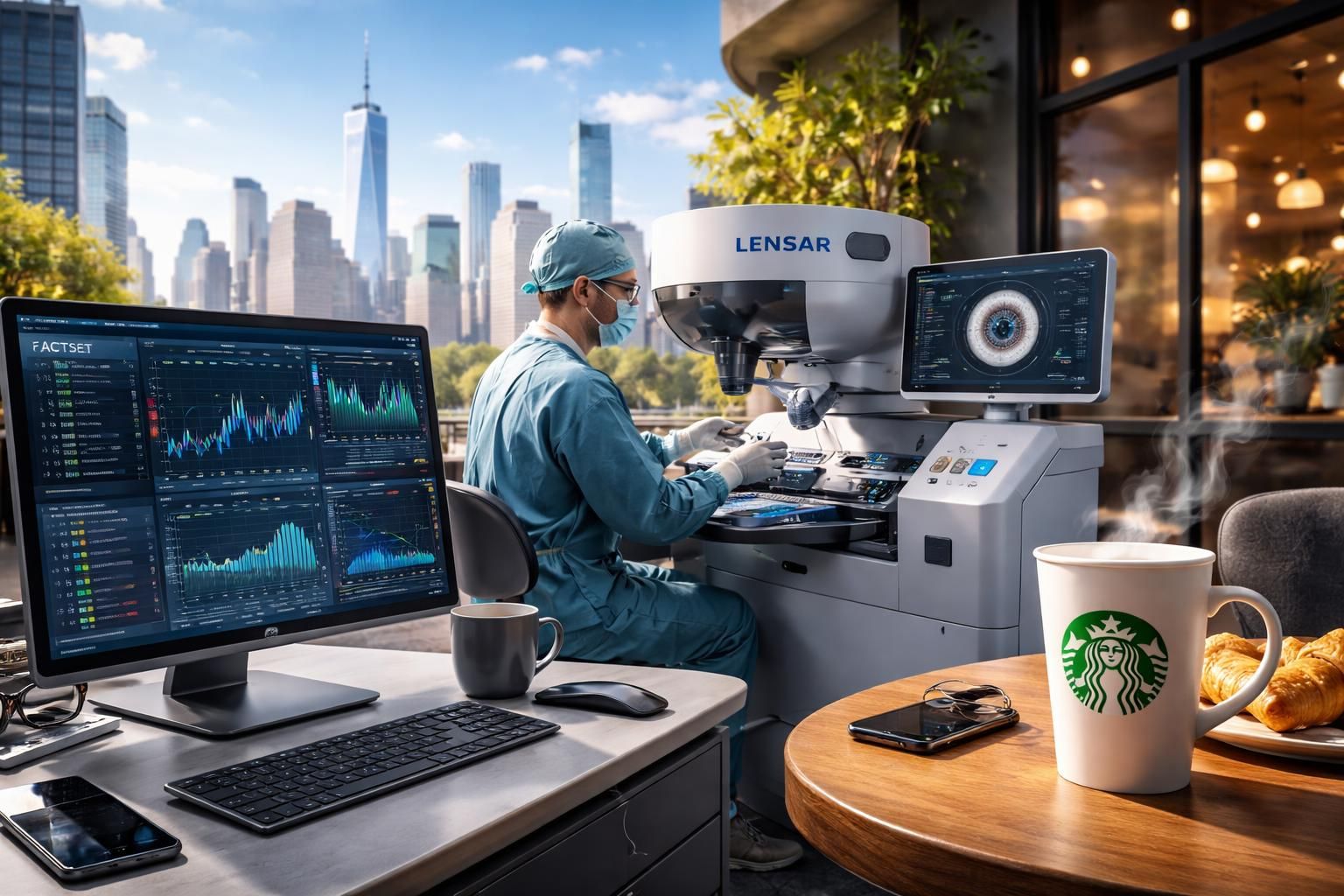 découvrez un panorama de l'innovation aux états-unis en mettant en lumière les entreprises factset, lensar et starbucks, leaders dans leurs secteurs respectifs.