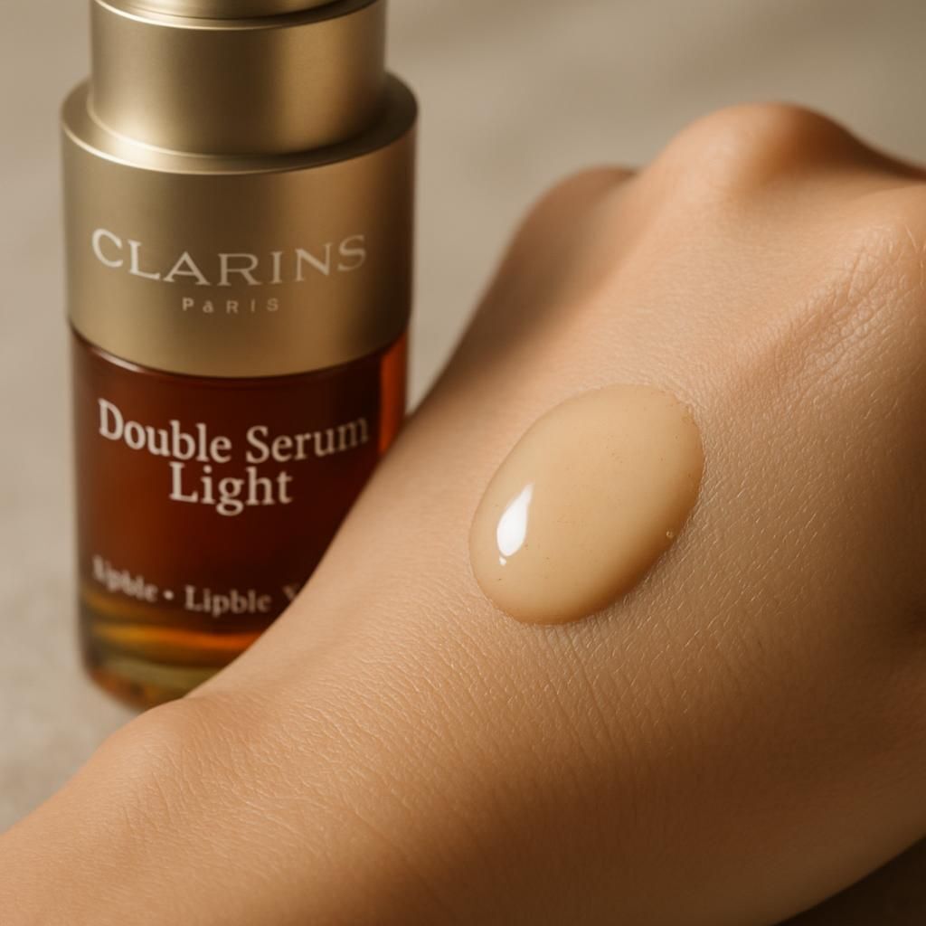 Découvrez le Clarins Double Serum, un sérum raffermissant et illuminateur à la texture légère qui hydrate et revitalise votre peau pour un éclat naturel et une fermeté renforcée.