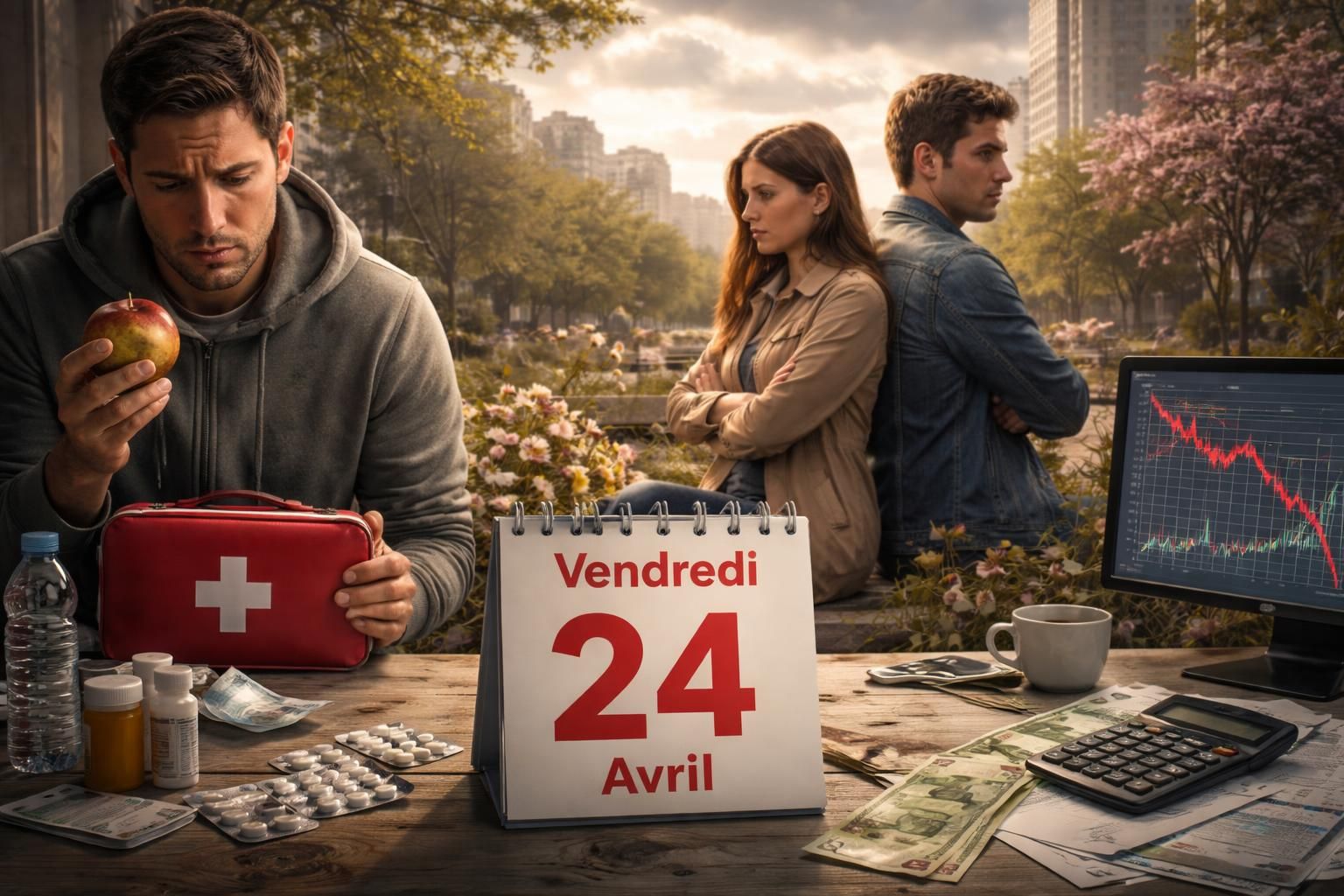 découvrez votre horoscope du vendredi 24 avril et comment votre santé, votre vie amoureuse et votre budget pourraient être bouleversés ce jour-là. préparez-vous aux surprises à venir !