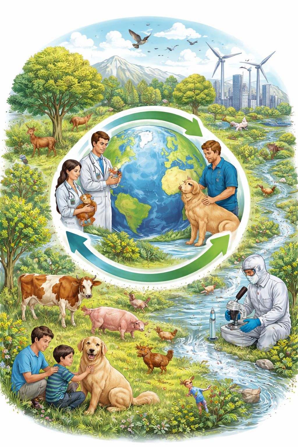 découvrez comment l'approche one health protège les animaux et la biodiversité pour garantir la santé humaine et préserver notre planète.