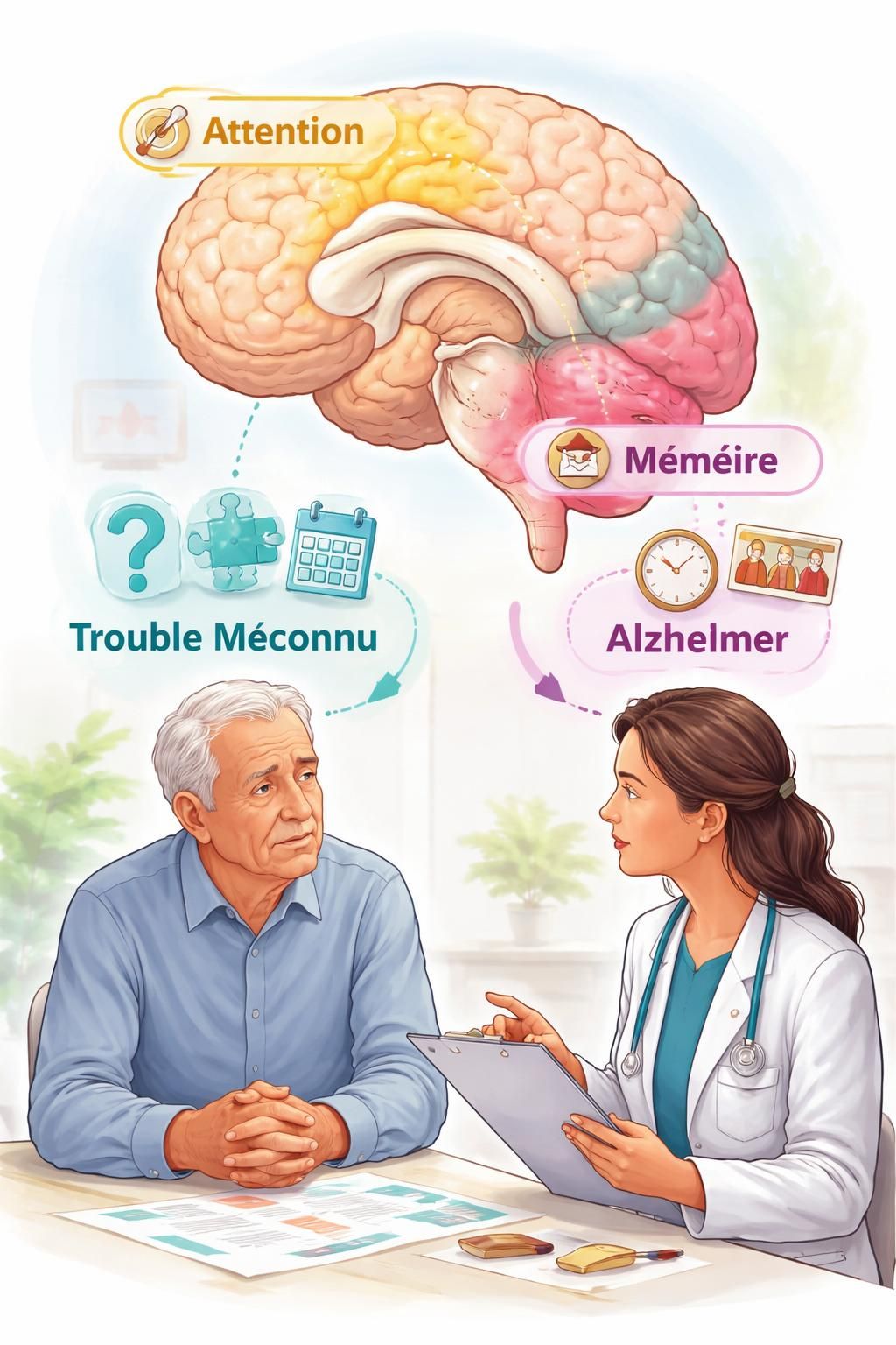 des chercheurs américains alertent sur un trouble méconnu présentant des symptômes proches de ceux de la maladie d'alzheimer, soulignant l'importance d'un diagnostic précis.