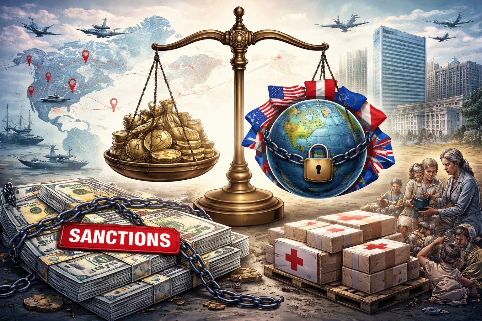découvrez comment les sanctions internationales agissent comme un levier diplomatique puissant, aux conséquences souvent aussi dévastatrices que celles des conflits armés.