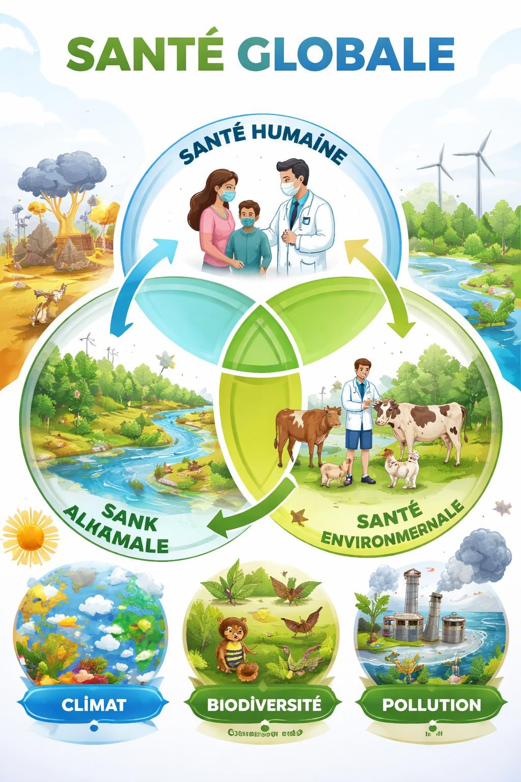 découvrez l'importance cruciale de l'interconnexion entre la santé humaine, animale et environnementale pour un équilibre durable et un bien-être global.