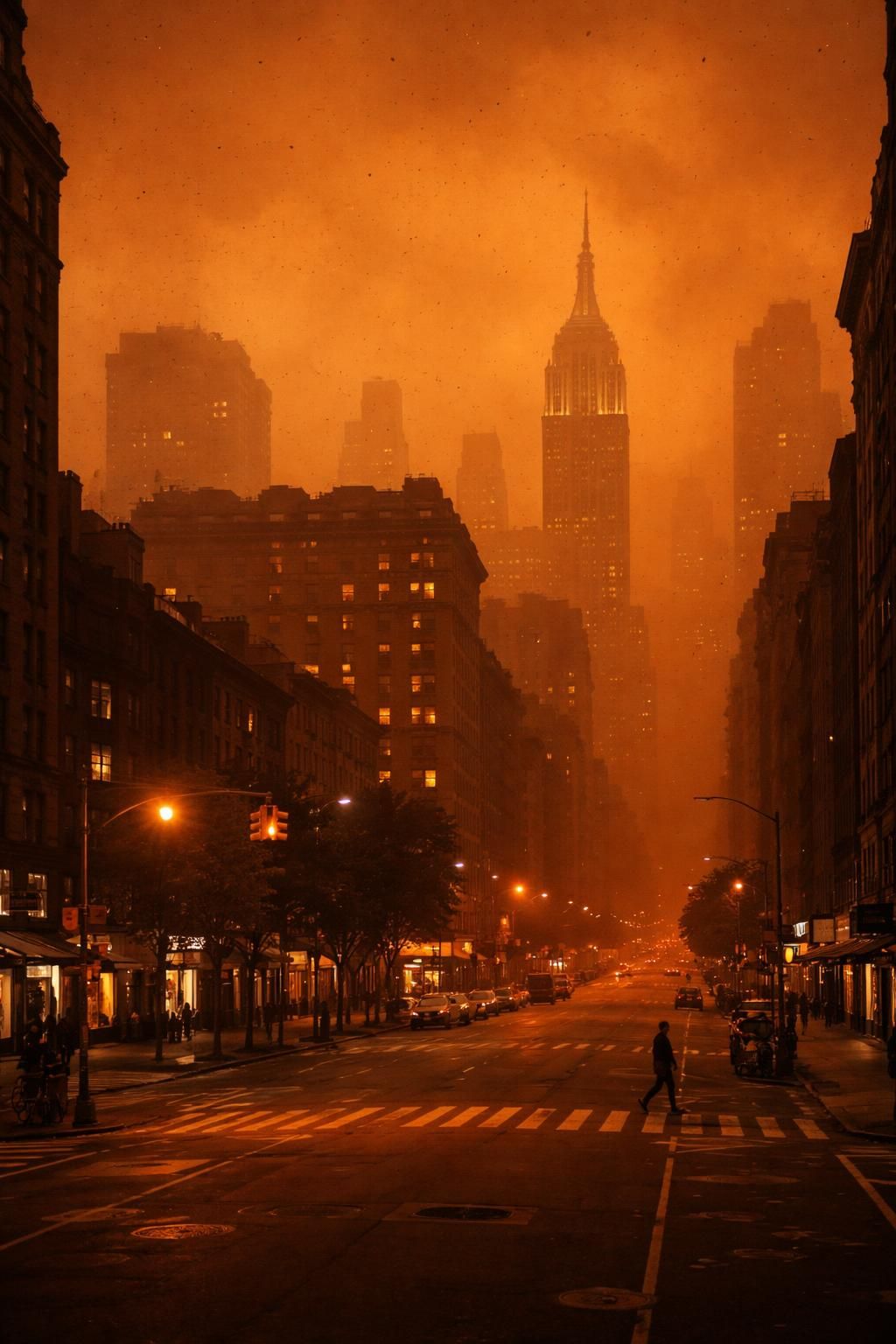 les fumées des incendies en cours au canada envahissent new york, provoquant une alerte sanitaire en raison de la dégradation importante de la qualité de l'air.