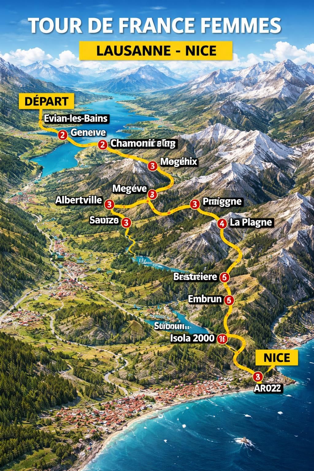 découvrez tout sur le tour de france femmes 2026 : itinéraire détaillé, calendrier des étapes, principales prétendantes et modalités de retransmission tv dans ce guide complet de la 5e édition.